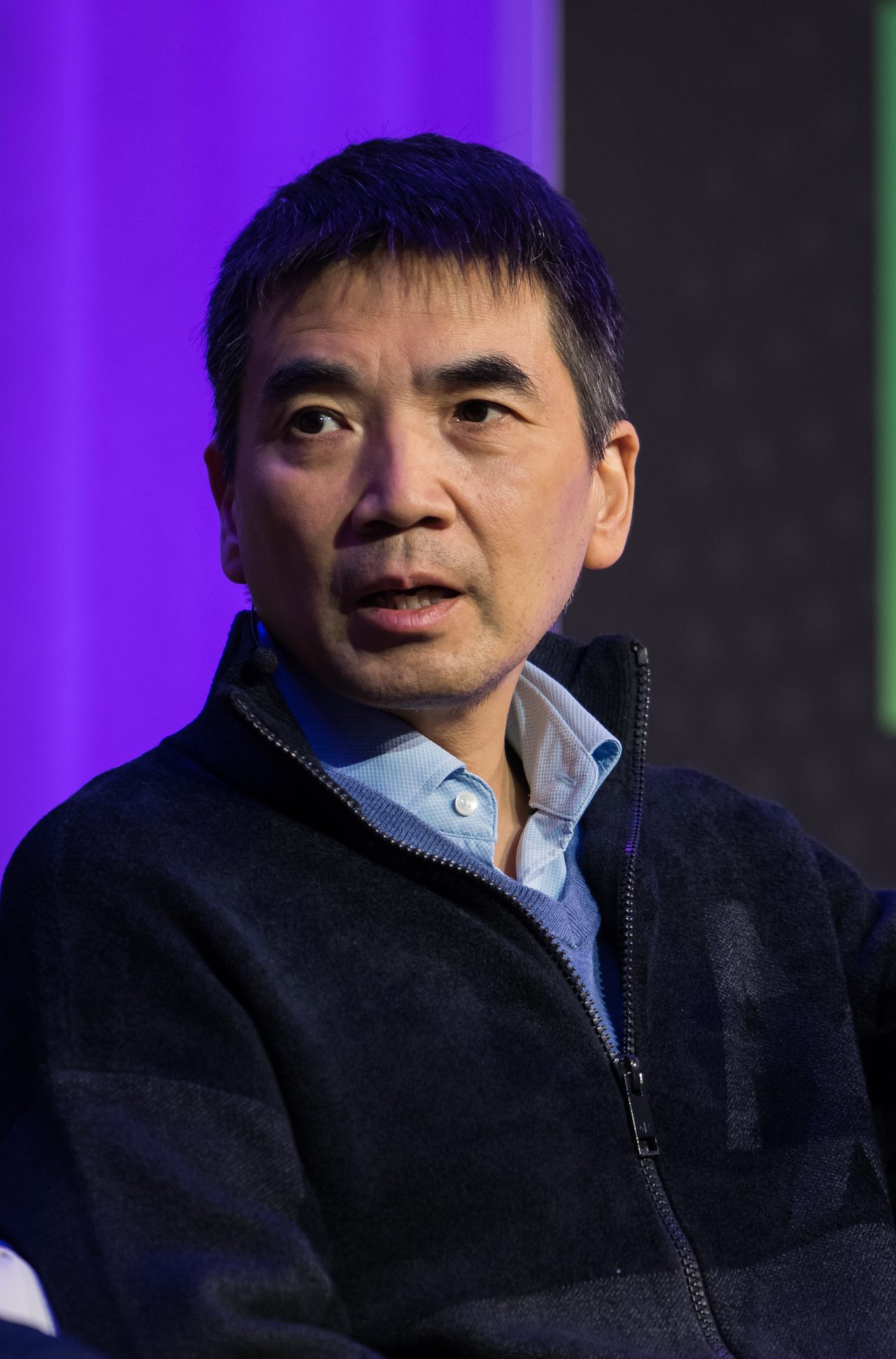 Eric Yuan, founder and CEO of Zoom, at TechCrunch Disrupt 2025