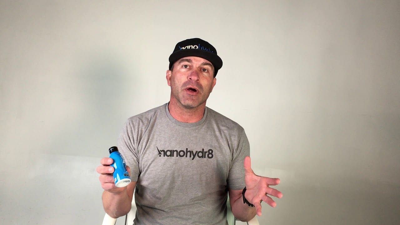 Nanohydr8 pre-workout supplement, shared via Instagram