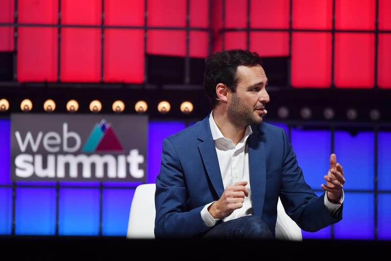 Nicolas Julia, co-founder and CEO of Sorare, on Centre Stage at Web Summit 2021